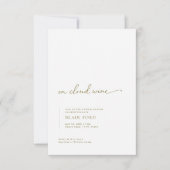 Simple On Cloud Wine Bridal Shower Invitation Kaart (Voorkant)