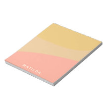 Simple Organic Shapes Sherbet Pastel Personalized