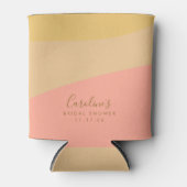 Simple Organic Sherbet Pastel Custom Vrijgezellenf Blikjeskoeler (Voorkant)