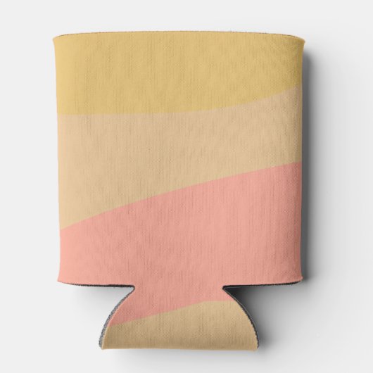 Simple Organic Sherbet Pastel Custom Vrijgezellenf Blikjeskoeler (Achterkant)