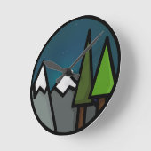 Simple Outdoors Clock Ronde Klok (Hoek)