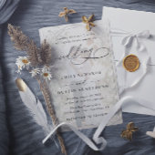 Simple Overlay Photo Budget QR Code Wedding Kaart