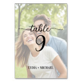 Simple Overlay Photo Wedding Kaart (Achterkant)