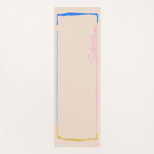 Simple Painted  Yogamat (Voorkant)
