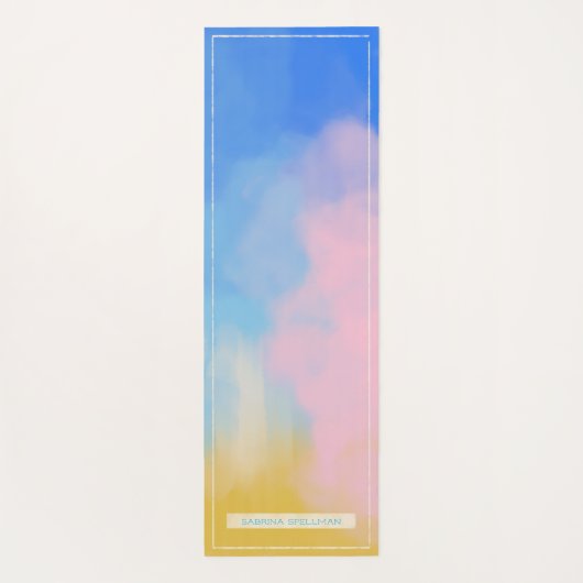 Simple Painted Yogamat (Achterkant)