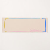 Simple Painted Yogamat (Voorkant (horizontaal))