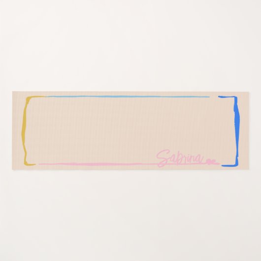 Simple Painted  Yogamat (Voorkant (horizontaal))