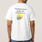 SImple Painter-werkshirts T-shirt (Achterkant)