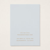 Simple Parisian Earring Display Kaart (Achterkant)