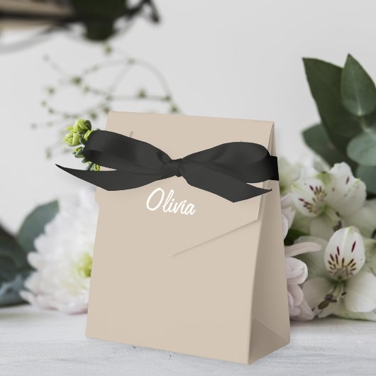 Simple Party Box Gift Bag Favours neutral Bedankdoosjes