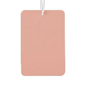 Simple pastel flamingo pink color luchtverfrisser (Achterkant)