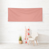 Simple pastel flamingo pink color spandoek (Insitu)