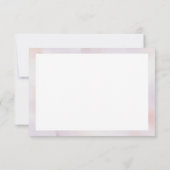 Simple Pastel Graduate Cap Flowers Graduation Bedankkaart (Achterkant)