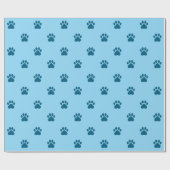 Simple Paw Print Pattern Cadeaupapier (Vlak)