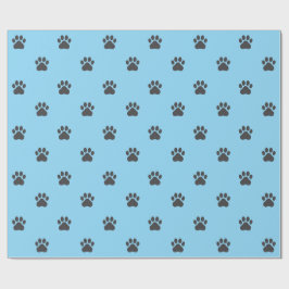 Simple Paw Print Pattern Wrapping Paper Cadeaupapier
