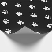 Simple Paw Print Pattern Wrapping Paper Cadeaupapier (Hoek)