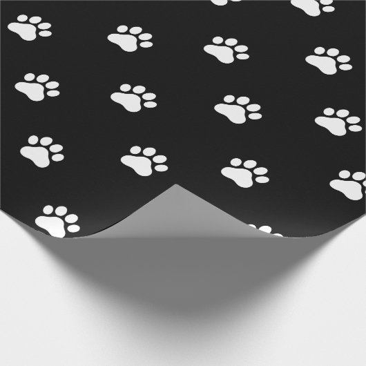 Simple Paw Print Pattern Wrapping Paper Cadeaupapier (Hoek)