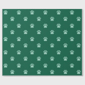 Simple Paw Print Pattern Wrapping Paper Cadeaupapier (Vlak)
