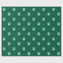 Simple Paw Print Pattern Wrapping Paper Cadeaupapier