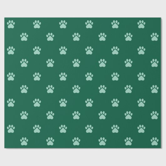 Simple Paw Print Pattern Wrapping Paper Cadeaupapier (Vlak)