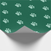 Simple Paw Print Pattern Wrapping Paper Cadeaupapier (Hoek)
