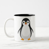 Simple Penguin Tweekleurige Koffiemok (Links)
