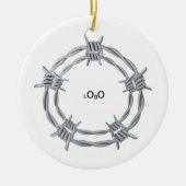 Simple Personalized business logo  Keramisch Ornament (Voorkant)