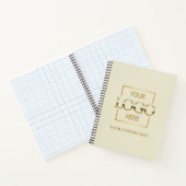 Simple Personalized Business Logo Promotional  Notitieboek (Binnen)