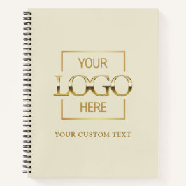 Simple Personalized Business Logo Promotional  Notitieboek