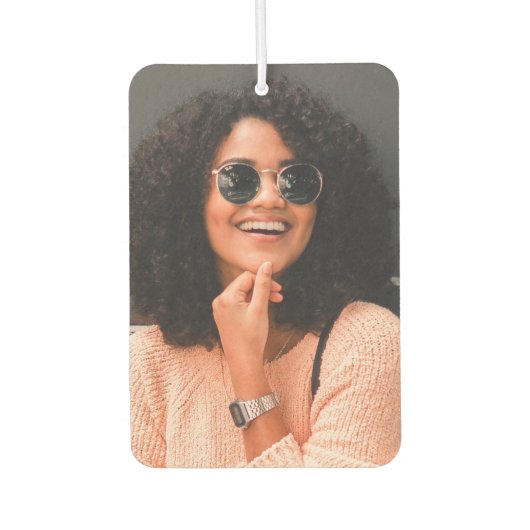 simple personalized photo car Air Freshener Luchtverfrisser (Voorkant)