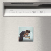 Simple Personalized Wedding Pas getrouwd Foto Magneet (Insitu (Vaatwasser))