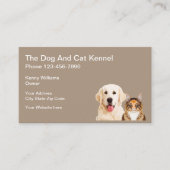 Simple Pet Kennel Visitekaartje (Voorkant)