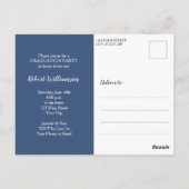 Simple Photo Afstuderen Invitation Briefkaart (Achterkant)