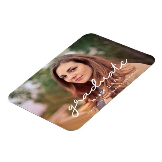 Simple Photo afstuderen Magneet (Linkerzijde)