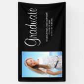 Simple Photo Afstuderen Spandoek (Verticaal)