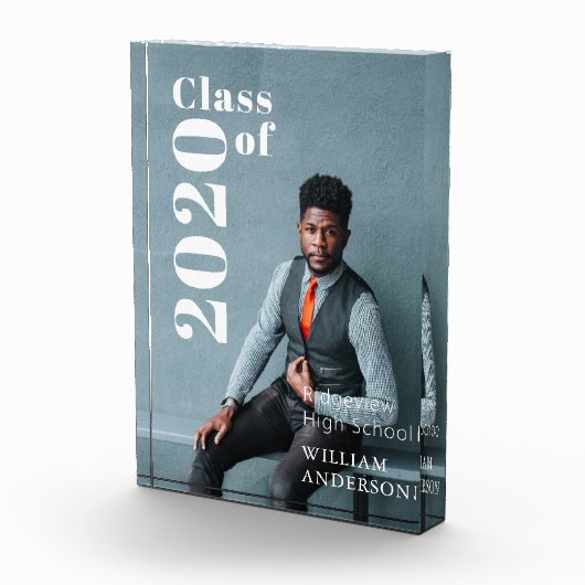 Simple Photo Bold Afstuderen Photo Block Fotoblokken (Rechts)