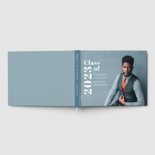 Simple Photo Bold Photo Afstuderen Gastenboek (Volledig)