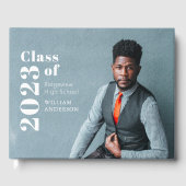 Simple Photo Bold Photo Afstuderen Gastenboek (Voorkant)