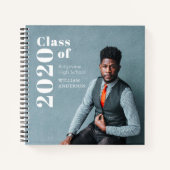 Simple Photo Bold Photo Afstuderen Notitieboek (Voorkant)