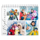 Simple Photo Collage 4 Per Month Script Calendar Kalender (Hoes)