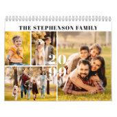 Simple Photo Collage 5 Per Month Custom Kalender (Hoes)