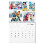 Simple Photo Collage 5 Per Month Kalender (Jan 2026)