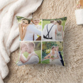 Simple Photo Collage Wedding Kussen (Deken)