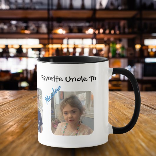 Simple Photo Favorite Uncle Personalize Mok