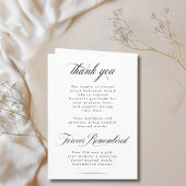 Simple Photo Memorial Order of Service Program  Kaart