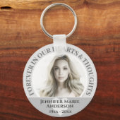 Simple Photo Memorial Sleutelhanger (Voorkant)