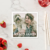 Simple Photo Modern Afstuderen Servet (Insitu)