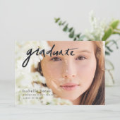 Simple Photo Script-Afstuderen Kaart (Staand voorkant)