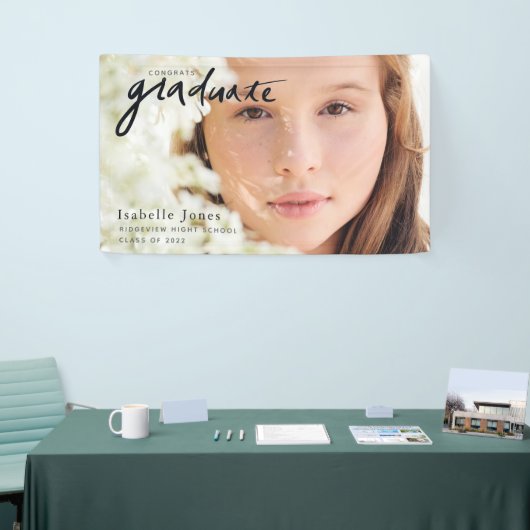 Simple Photo Script-Afstuderen Spandoek (Beurs)
