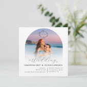 Simple Photo Wedding Invitation Save The Date (Staand voorkant)